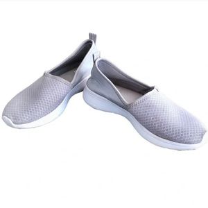 Adidas Neo Lite Racer Mesh Comfortable Slip On Sneakers Runners Shoes Grey